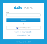 A screenshot of a login form